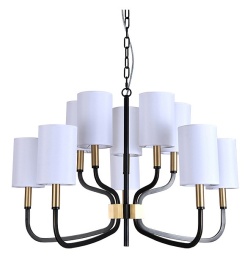 Подвесная люстра Newport DARINA 35210/С black+brass в интернет-магазине "Галерея света"