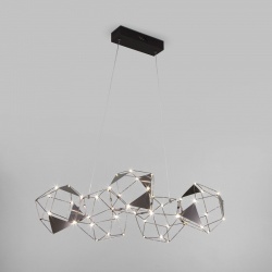 Подвесная люстра Eurosvet Uma 90368/5 черный жемчуг в интернет-магазине "Галерея света"