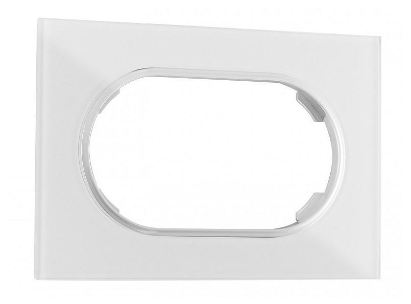 Рамка для двойной розетки Arte Milano am-502.01 502.01-double.white в интернет-магазине "Галерея света"