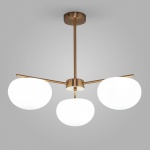 Люстра на штанге Eurosvet Like 30190/3 латунь в интернет-магазине "Галерея света"