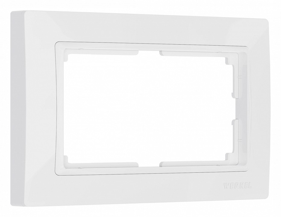 Рамка для двойной розетки Werkel Snabb basic (белый) W0082001 в интернет-магазине "Галерея света"