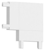 Соединитель угловой L-образный для треков накладных Aployt Magnetic track 48 APL.0181.10.08 в интернет-магазине "Галерея света"