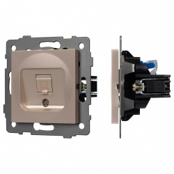 Розетка Ethernet RJ-45 и со шторками, без рамки Arlight SCT 049849 в интернет-магазине "Галерея света"