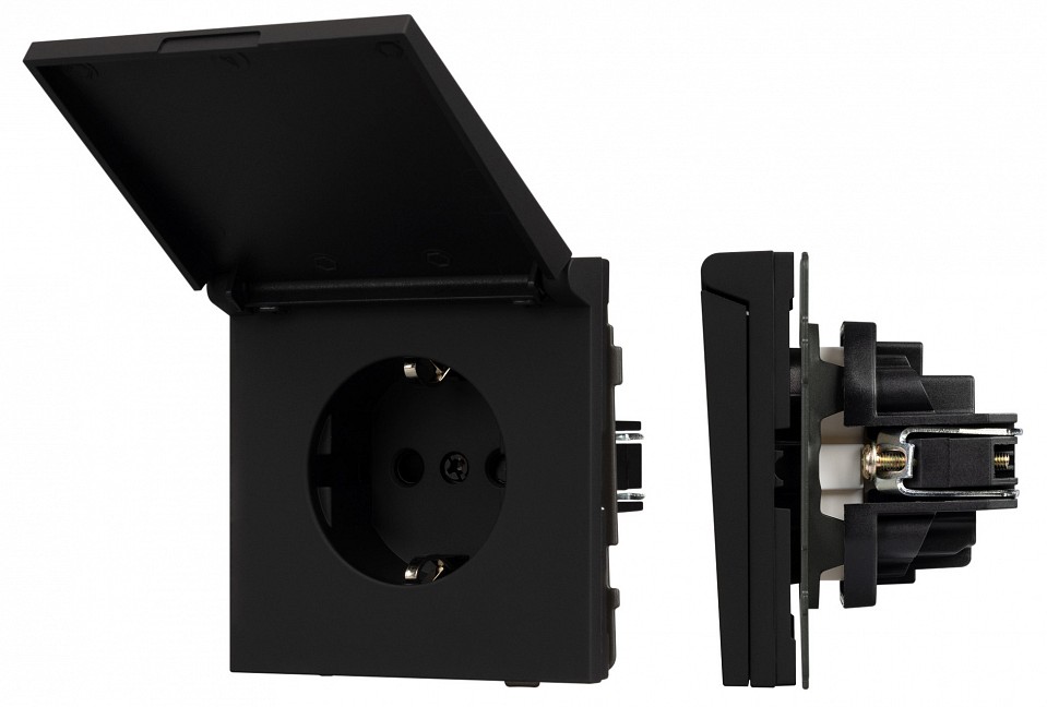 Розетка влагозащищенная с заземлением с крышкой, без рамки Arlight SCT-TENDO 054599 в интернет-магазине "Галерея света"