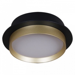 Встраиваемый светильник  53005-9.0-001RLD GX53 BK+GD в интернет-магазине "Галерея света"