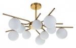 Люстра на штанге Escada Sphere 642/10P Brass в интернет-магазине "Галерея света"