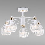 Люстра на штанге Eurosvet Lord 70075/5 белый в интернет-магазине "Галерея света"