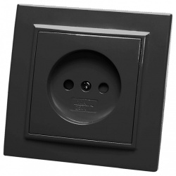 Розетка без заземления Stekker Эрна 39477 в интернет-магазине "Галерея света"