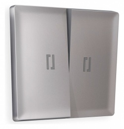 Клавиши для выключателя двухклавишного c подсветкой Ambrella Volt ALFA AP5040 в интернет-магазине "Галерея света"