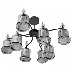 Люстра на штанге Imex MD.4890 MD.4890-8-S COFFEE+FGD в интернет-магазине "Галерея света"