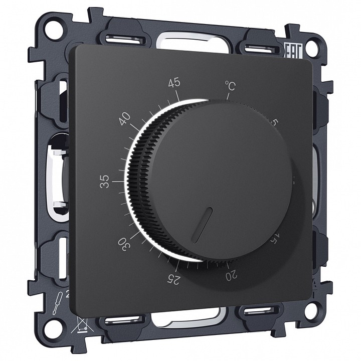 Терморегулятор электромеханический для теплого пола без рамки Ambrella Volt ALFA MA905710 в интернет-магазине "Галерея света"