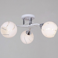 Люстра на штанге  99360-0.3-03 WH+CR в интернет-магазине "Галерея света"