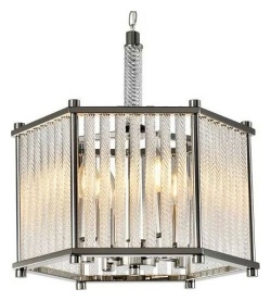 Подвесной светильник iLamp Rich P9509-4 NIC в интернет-магазине "Галерея света"