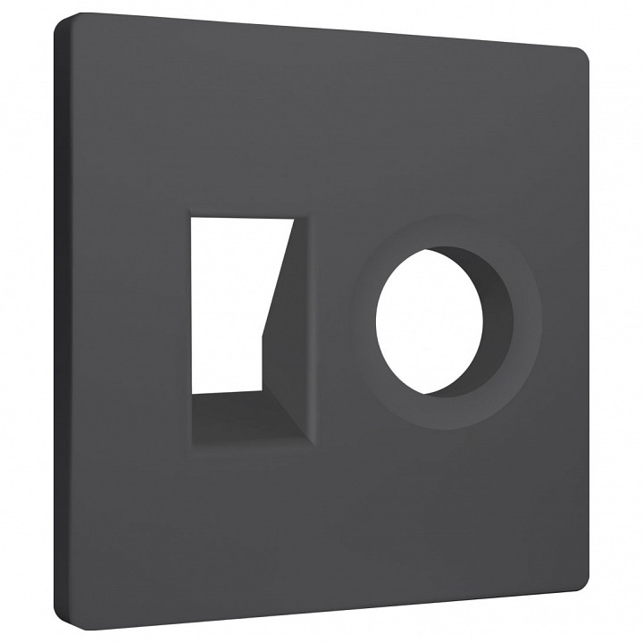 Накладка для ТВ-розетки и RJ-11 или RJ-45 Ambrella Volt ALFA AP9125 в интернет-магазине "Галерея света"