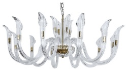 Подвесная люстра Newport 3650 3654+12/C gold в интернет-магазине "Галерея света"