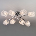 Люстра на штанге Eurosvet Ruby 30125/8 хром в интернет-магазине "Галерея света"