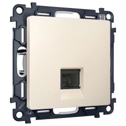 Розетка Ethernet RJ-45 и со шторками, без рамки Ambrella Volt ALFA MA332005 в интернет-магазине "Галерея света"