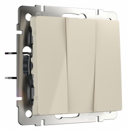 Клавиши для выключателя трехклавишного Werkel слоновая кость W1130003 в интернет-магазине "Галерея света"