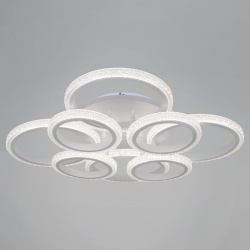 Потолочная люстра 06333-0.3-4+4A WH (RGB) в интернет-магазине "Галерея света"