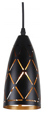 Подвесной светильник Imex MD.2962 MD.2962-1-P BK+GD в интернет-магазине "Галерея света"