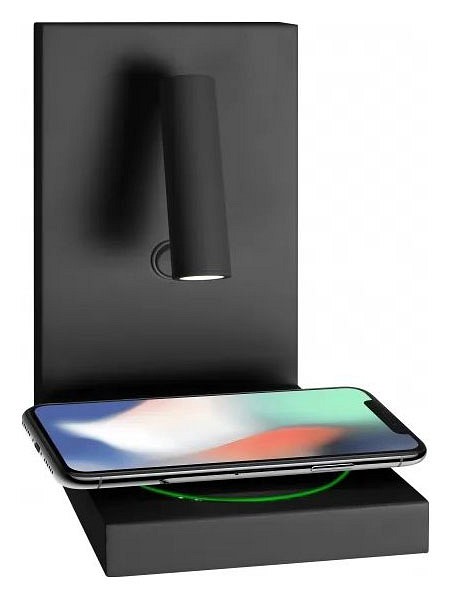 Бра с полкой iLedex iCharge 1831A BK в интернет-магазине "Галерея света"