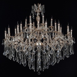 Подвесная люстра Lucia Tucci Barletta BARLETTA 122.16.8.6 coffe gold в интернет-магазине "Галерея света"