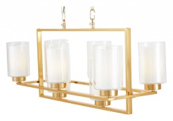 Подвесная люстра LUMINA DECO Lino LDP 1239-8 F.GD в интернет-магазине "Галерея света"