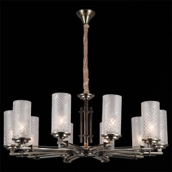 Подвесная люстра ILLUMICO  IL8682-10P-10 BR в интернет-магазине "Галерея света"