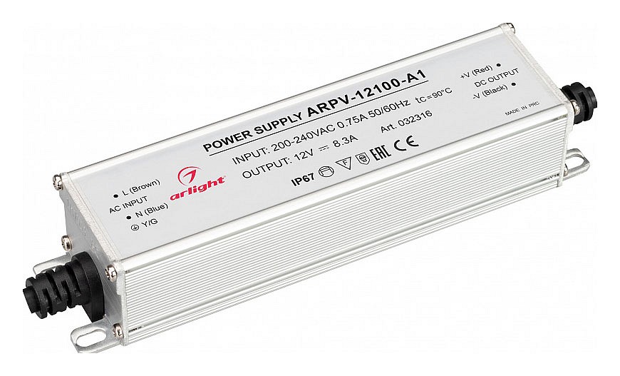 Блок питания с проводом Arlight ARPV 032316 в интернет-магазине "Галерея света"