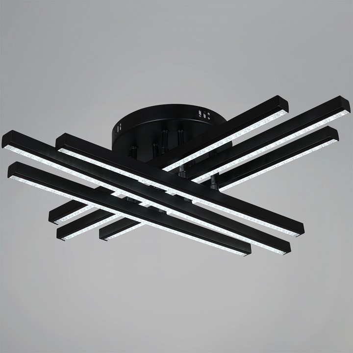 Люстра на штанге  67090-0.3-06 BK в интернет-магазине "Галерея света"