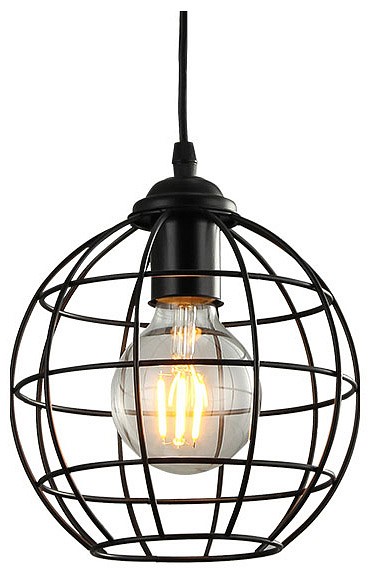 Подвесной светильник Imex MD.1703 MD.1703-1-P BK в интернет-магазине "Галерея света"