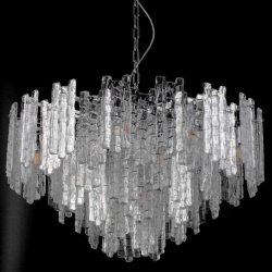 Подвесная люстра iLamp GRAMERCY 670P-16 CR+CL в интернет-магазине "Галерея света"