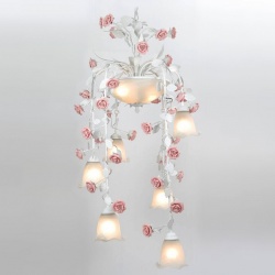 Подвесная люстра Lucia Tucci Fiori di Rose Fiori di rose 113.6.3 в интернет-магазине "Галерея света"