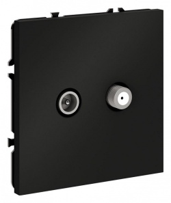 ТВ-розетка и SAT-розетка оконечная без рамки Voltum S70 VLS060408 в интернет-магазине "Галерея света"