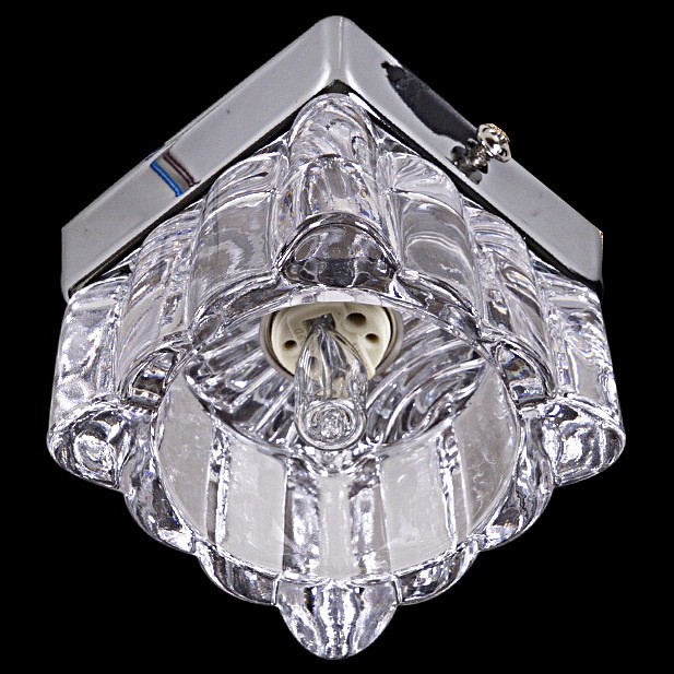 Встраиваемый светильник 17944 17944-9.5-001HB(with base) G9 CR в интернет-магазине "Галерея света"