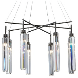 Подвесная люстра Newport 4520 4524+4/S black glossy в интернет-магазине "Галерея света"