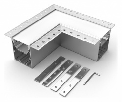 Соединитель угловой L-образный накладной Arlight S-LUX 030132 в интернет-магазине "Галерея света"