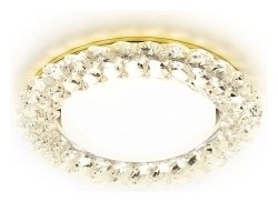 Встраиваемый светильник Ambrella Light GX53 G206 G206 CL/G в интернет-магазине "Галерея света"