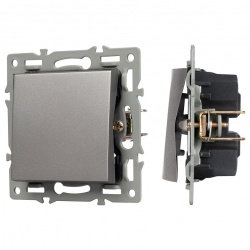 Выключатель перекрестный одноклавишный без рамки Arlight SWT 043720 в интернет-магазине "Галерея света"