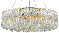 Подвесная люстра Indigo Vortice 12050/18P Gold в интернет-магазине "Галерея света"