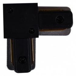 Соединитель угловой L-образный для треков накладных RL 06038 corner connector BK в интернет-магазине "Галерея света"