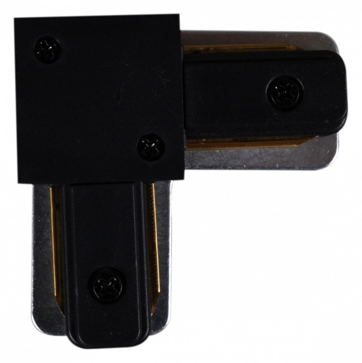 Соединитель угловой L-образный для треков накладных RL 06038 corner connector BK в интернет-магазине "Галерея света"