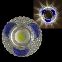 Встраиваемый светильник  42240-9.0-001PL MR16+LED3W CL/BL в интернет-магазине "Галерея света"