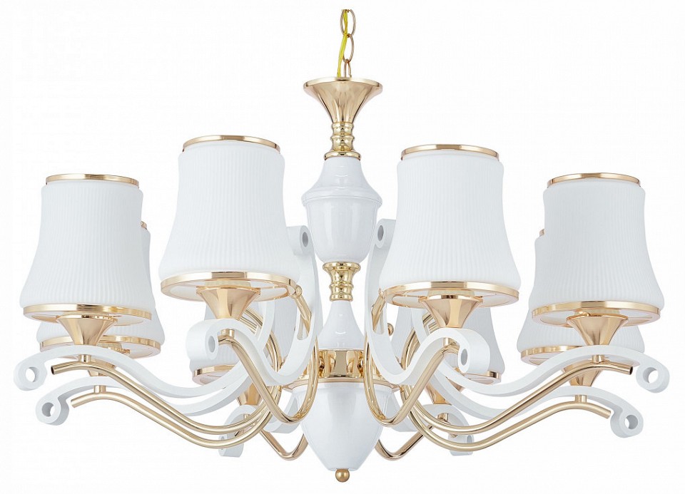 Подвесная люстра Arte Milano Florentia-3987 303987/8 Wh/Gd в интернет-магазине "Галерея света"