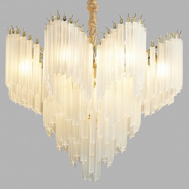 Подвесная люстра iLamp Rockfeller 8095-800 SGD+WH в интернет-магазине "Галерея света"