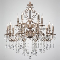 Подвесная люстра Lucia Tucci Barletta BARLETTA 1730.15 coffe gold в интернет-магазине "Галерея света"