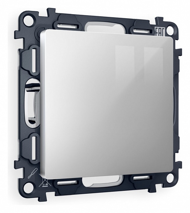 Заглушка для поста с рамкой Ambrella Volt ALFA MA416010 в интернет-магазине "Галерея света"