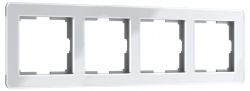 Рамка на 4 поста Werkel Acrylic (белый) W0042701 в интернет-магазине "Галерея света"