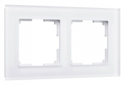 Рамка на 2 поста Werkel Favorit (белый матовый) W0021105 в интернет-магазине "Галерея света"