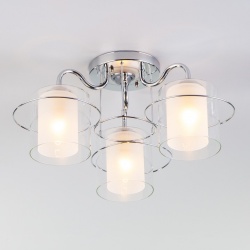 Потолочная люстра Eurosvet Darcy 30160/3 хром в интернет-магазине "Галерея света"